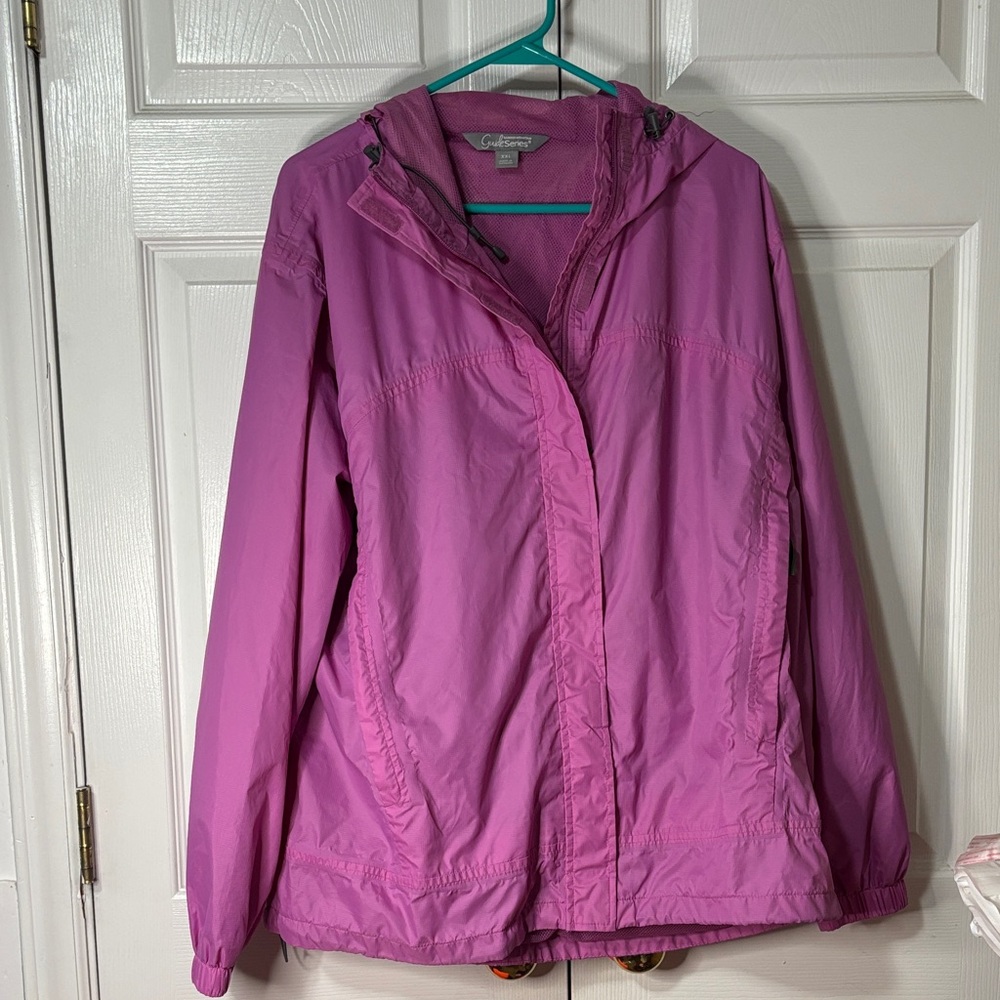 Guide Series Women's Purple Rain Jacket Sz XXL Excellent Condition